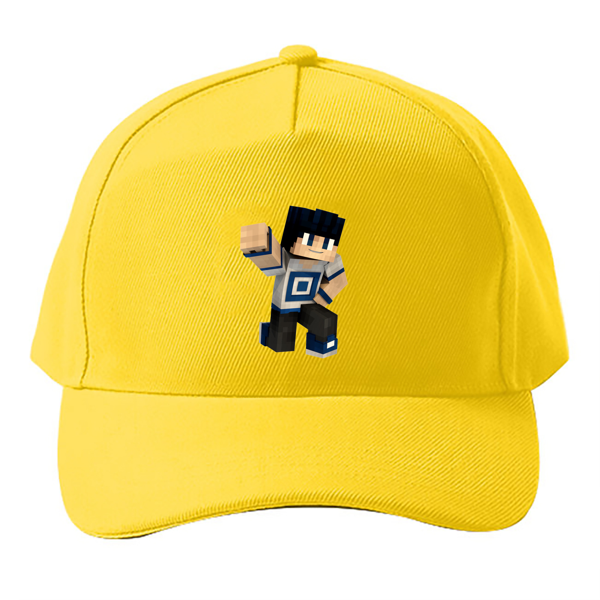 （画像用） マインクラフト ブロックの世界 Minecraft MC Block world ベースボールキャップ 綿100％ 男女兼用 帽子 スポーツ